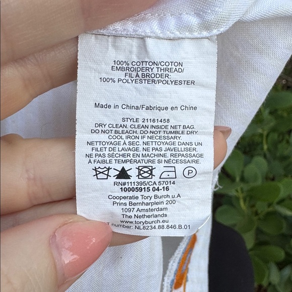 Tory Burch Embroidered Bridgette Dress, size XL - Picture 12 of 12